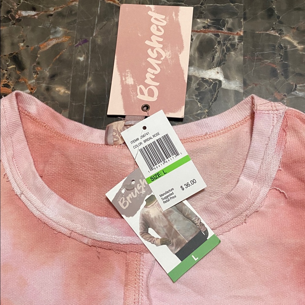 Brushed Brand Tie Dye Long Sleeve Tee - Picture 6 of 6